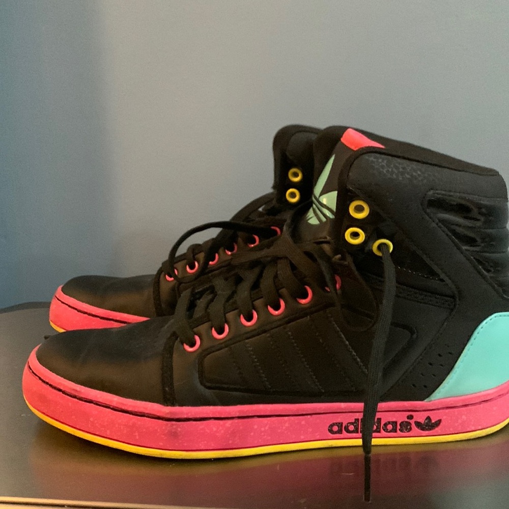 Worn once , Women’s Adidas High Top sneakers